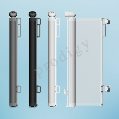 120 ইঞ্চি জাল সুরক্ষা retractable গেট কোন ড্রিলিং মাল্টি দিক বিচ্ছিন্ন নিরাপত্তা দরজা গেট