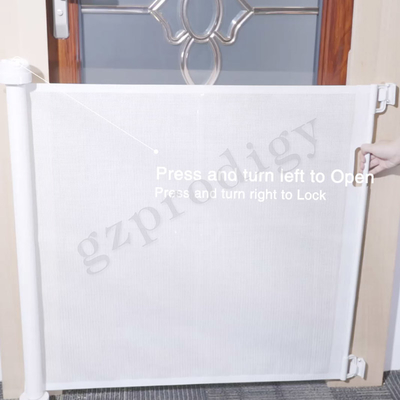 কারখানার দাম প্রসারিত শক্তিশালী retractable শিশু গেট, দীর্ঘস্থায়ী retractable গৃহপালিত গেট সিঁড়ি জন্য