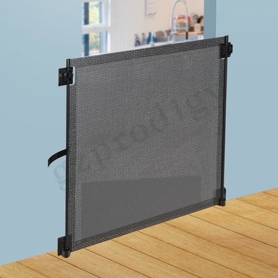 প্রোডিজি পোষা প্রাণী প্রতিরোধী retractable শিশুর গেট বাধা বহু রঙের হালকা ওজন