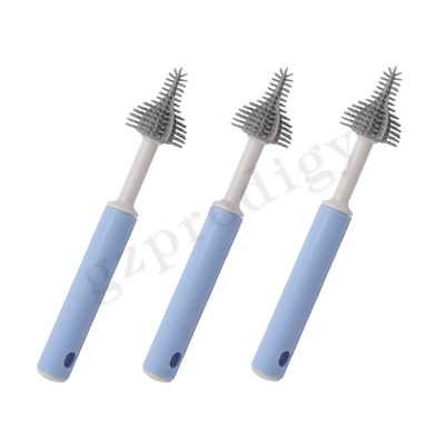 3pcs সিলিকন শিশুর বোতল ব্রাশ দ্রুত শুকিয়ে অন্যান্য শিশুর পণ্য স্তনবৃন্ত ব্রাশ