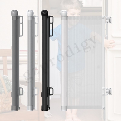 এবিএস পিভিসি জাল retractable শিশুর গেট সুরক্ষা কুকুর গেট জন্য দরজা